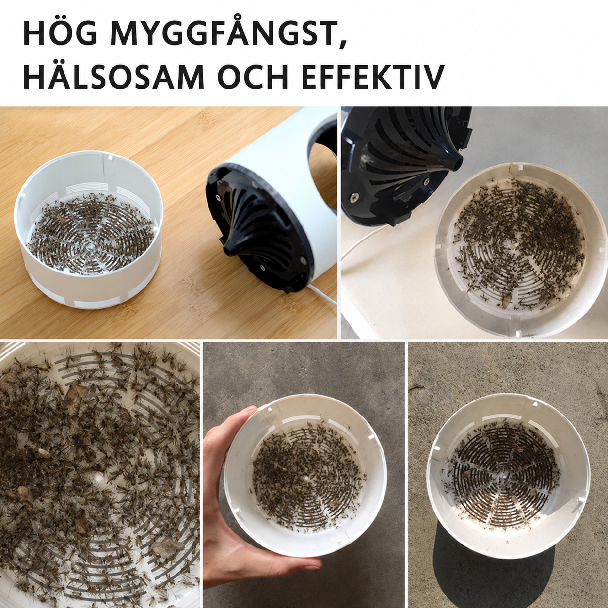 UV Myggfälla med Fotokatalytisk Teknik – Tyst & Strålningsfri Myggdödare