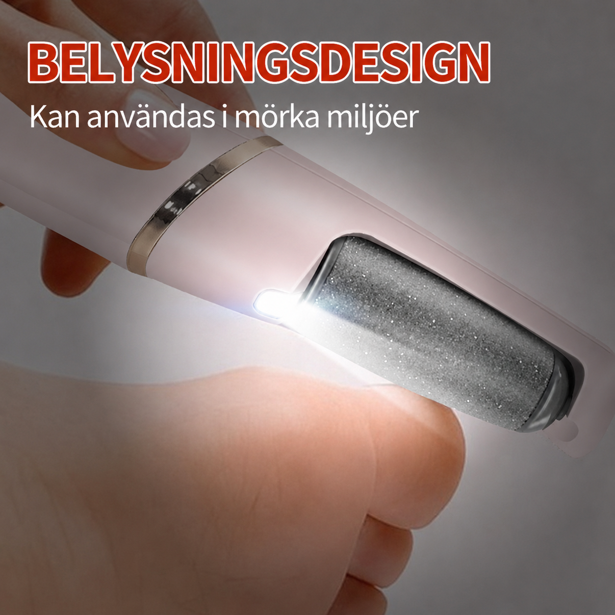 Elektrisk Fotfil med USB-laddning och 2-stegs hastighetsjustering